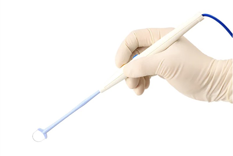 Electrosurgical pencil with loop electrode